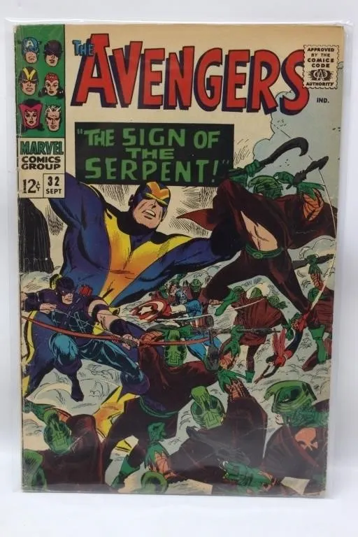 Avengers #32 "Sign of the Serpent" Marvel Comic