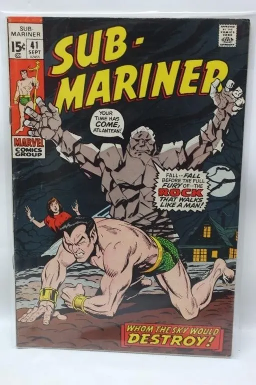 Marvel Comics Lot: Sub-Mariner, X-Men, Spider-Man
