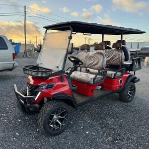 Red Model GC42S 6 Seater Electric Golf Cart (new)