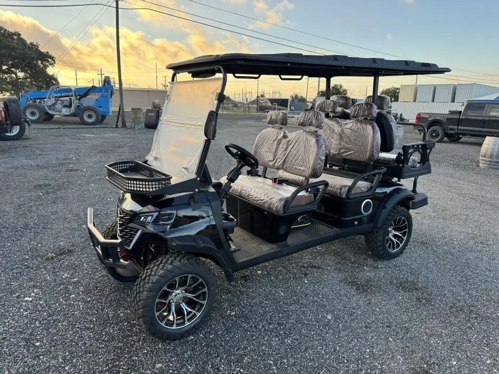 Black GC42S 6 Seater Electric Golf Cart (new)
60