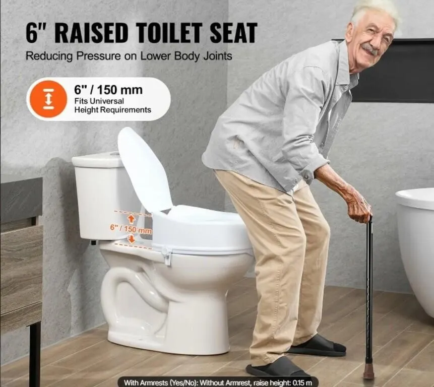 VEVOR Raised Toilet Seat