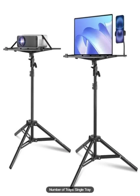 VEVOR Projector Stand, Laptop Stand Tripod Adjusto
