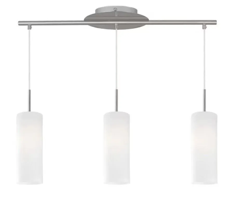 Cameron 3-Light Matte Nickel Finish Pendant Lights