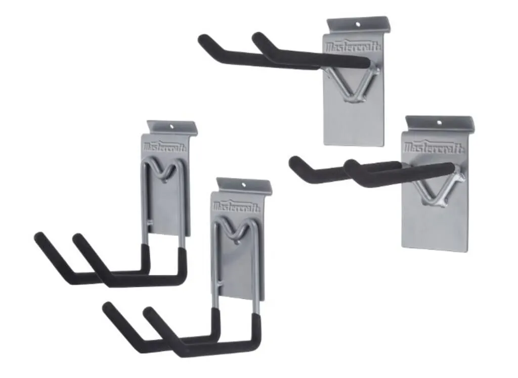 Mastercraft Slat / Track Wall Utility Hook Set,