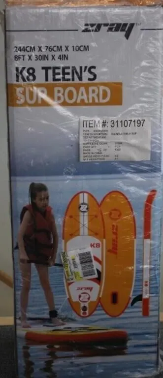 Zray K8 8' Teen's Inflatable Sup Board