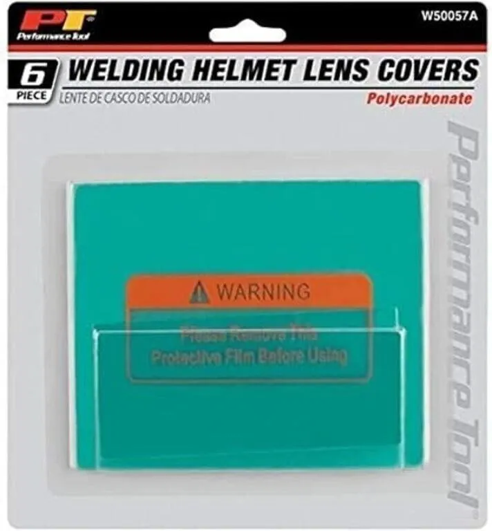 Welding Helmet Lens Covers Pack of 6