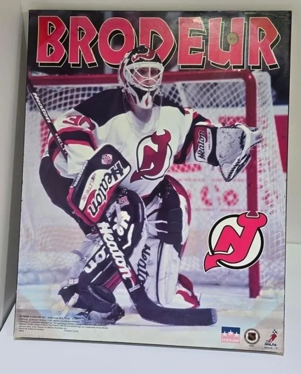 1995 Martin Brodeur "Action" poster