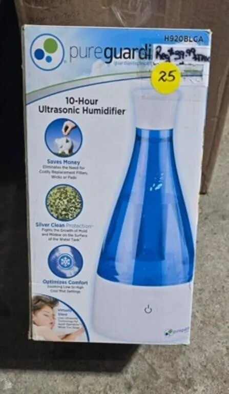 PureGuardian H920BL Ultrasonic Cool Mist Humidifie
