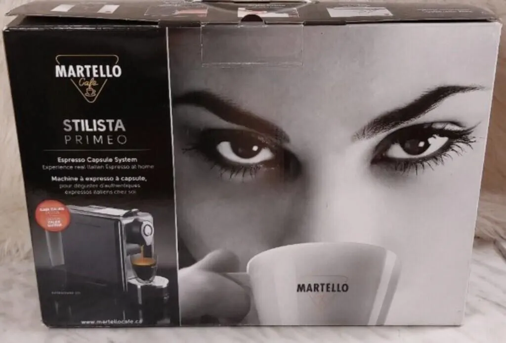 NWT Espresso Cafe Machine Martello Italian Capsulo