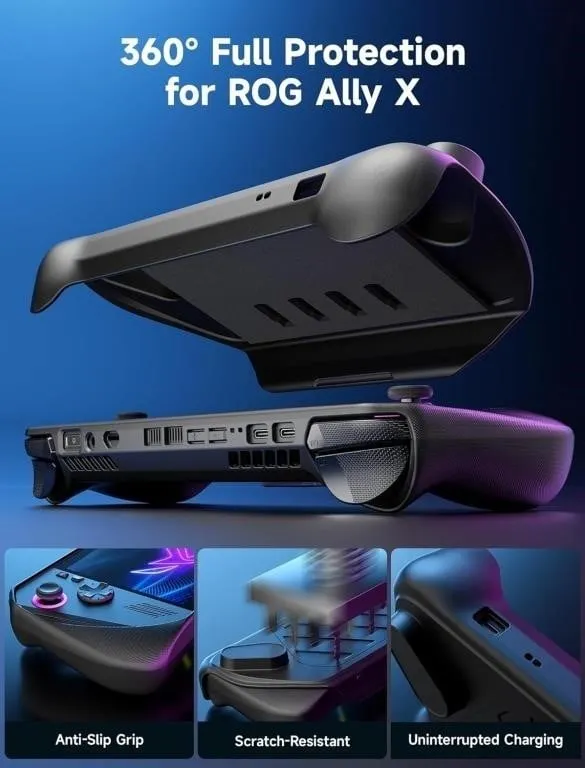 JSAUX ModCase for ROG Ally X with Detachable Fron1