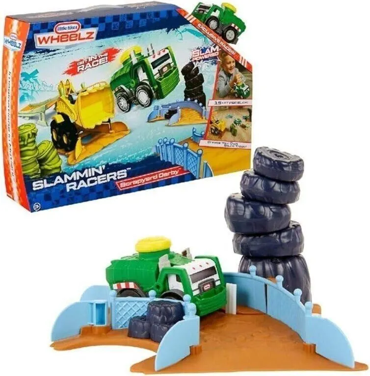 Little Tikes Slammin' Racers Scrapyard Derby- Toys