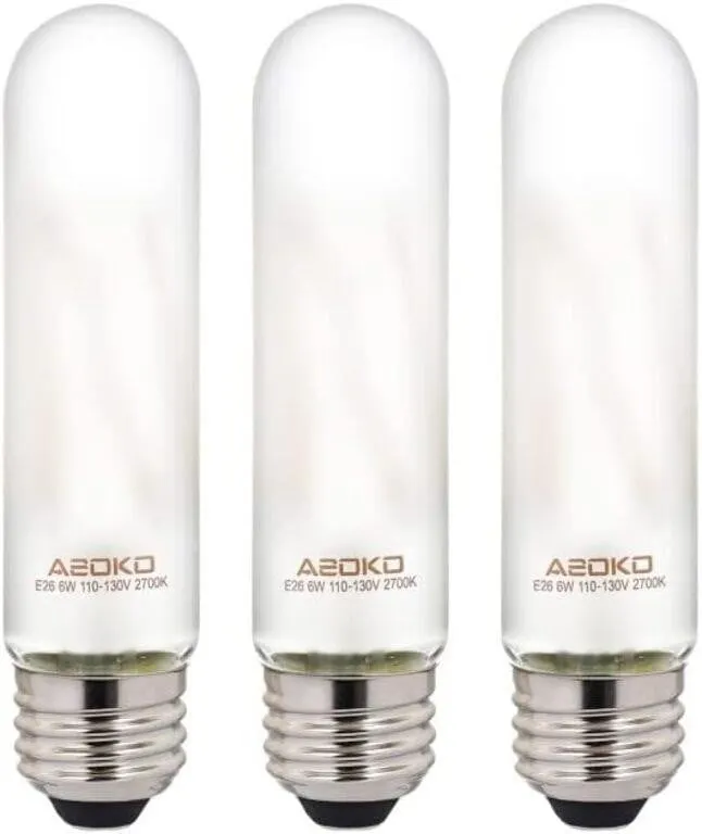 ASOKO T10 LED Frosted Bulbs Warm White 2700K 6W Ds