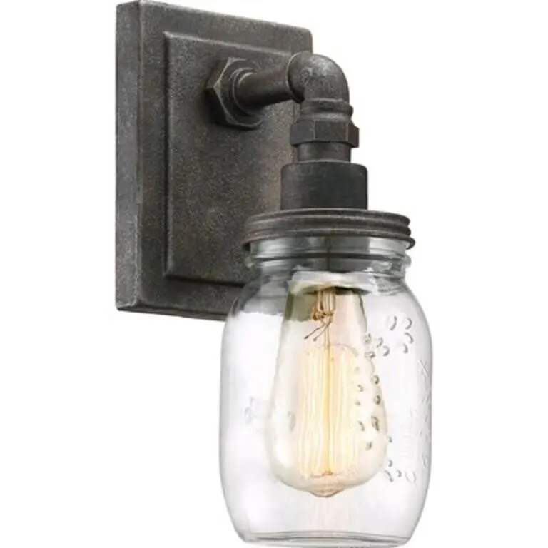 Quoizel Squire 4.75-in W 1-Light Rustic Black Trae