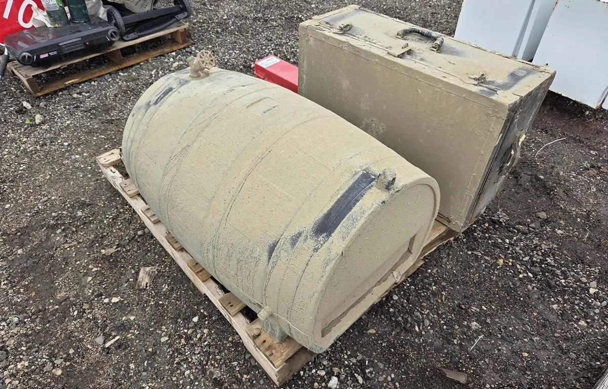 Plastic Barrel, Shop Tools w/ Military Case & More
UNRESERVED
