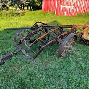 Vintage 4-Bottom Horse-Drawn Plow
 UNRESERVED