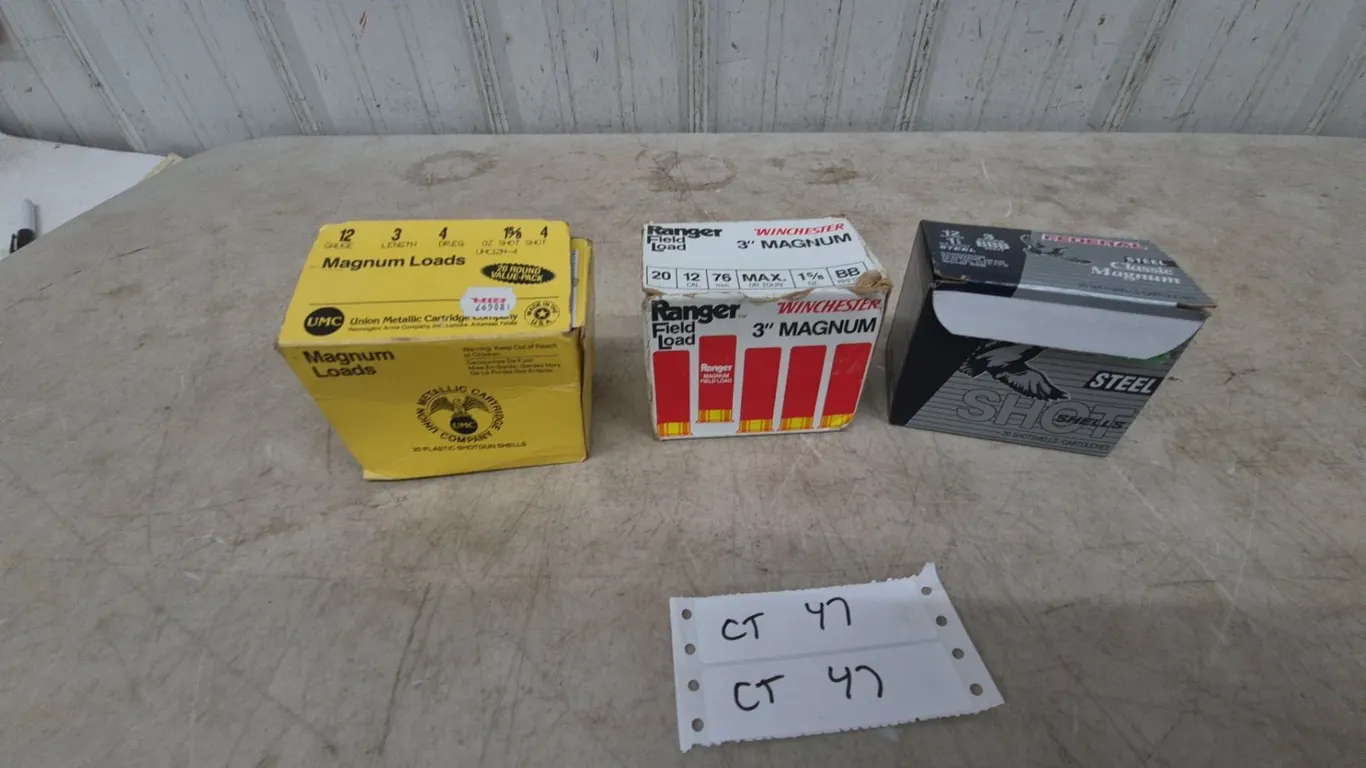 Winchester Ranger and Federal Steel Classic 12 Ga. Magnum Shells, 60 Rounds