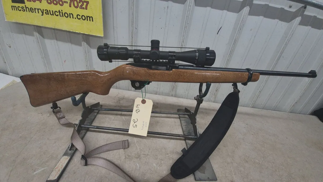 Ruger 10/22 Semi-Auto Rifle, .22 LR, 18”, S/N 127-87352, with Scope
