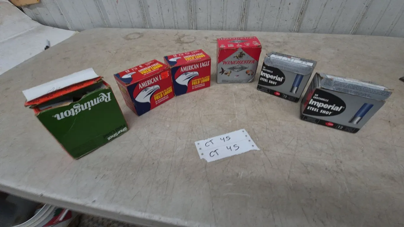 Remington, American Eagle, Winchester and Imperial 12 Gauge Shells, 120 Rounds