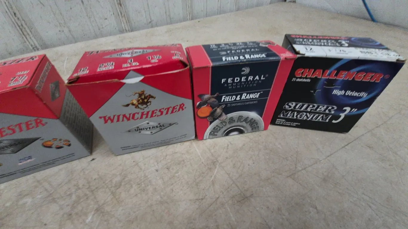 Winchester, Federal and Challenger 12 Gauge Shells, 175 Rounds