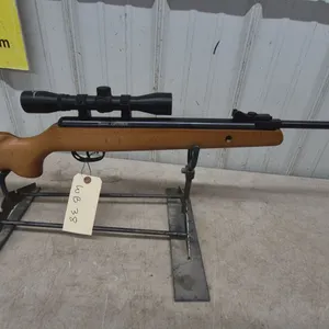 Crosman Optimus Air Rifle, .22 Cal, Single Shot, S/N 815X2270, with Scope