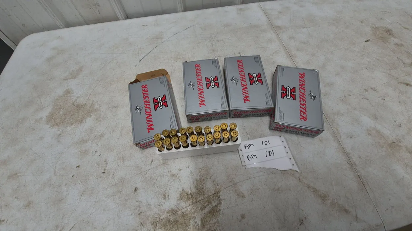 Winchester Super X .303 British 180 Gr. Power-Point Ammunition, 80 Rounds