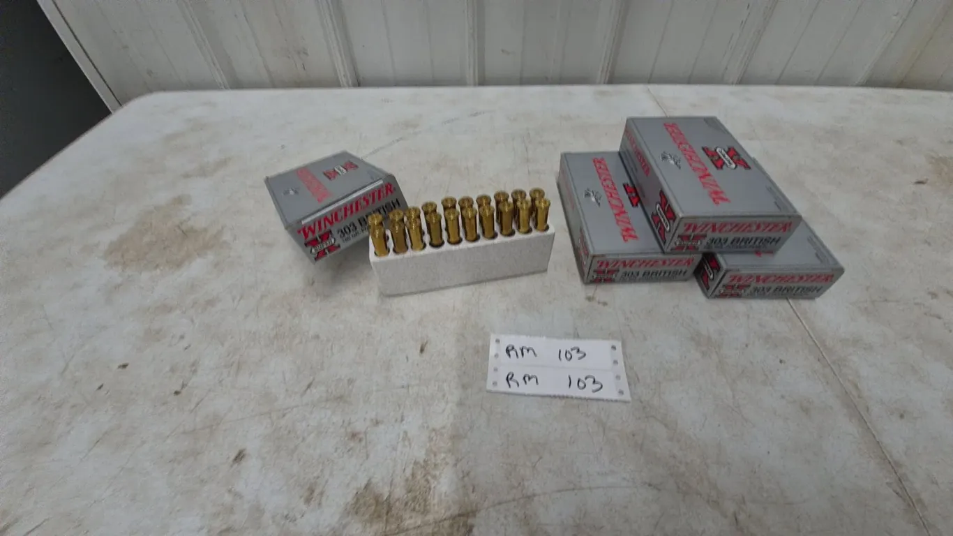 Winchester Super X .303 British 180 Gr. Power-Point Ammunition, 80 Rounds