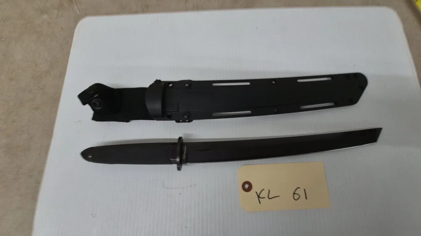 Cold Steel Tanto Knife and Sheath, 17-1/2” Long