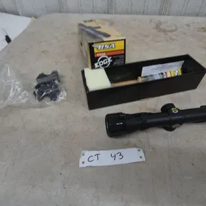 BSA Edge 2X Power Magnification Pistol Scope with Mounts and Manuals