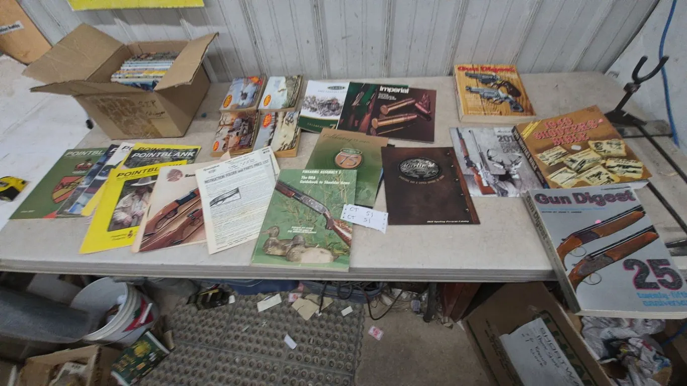 Collection of Gun and Hunting Catalogs, Manuals, and Magazines