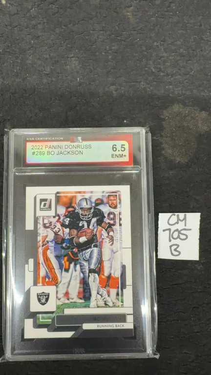 Graded Bo Jackson LA Raiders Football Card