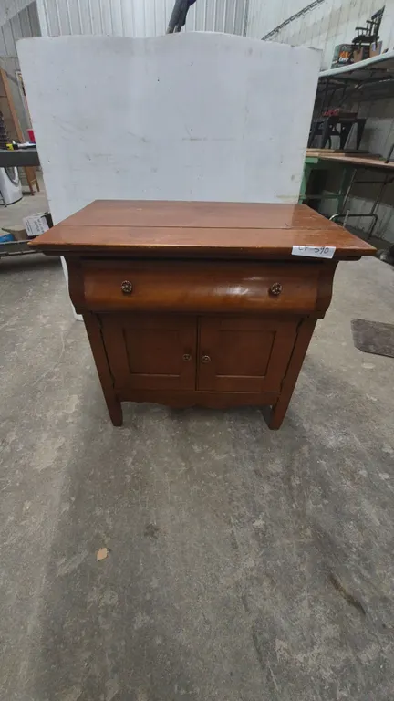Antique washstand with Two Drawers and Two Cabinet Doors 28”×29”×19”