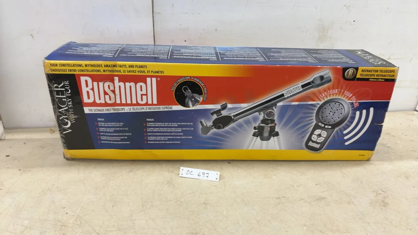 Bushnell Voyager Sky Tour 700mm x 60mm Refractor Telescope, Model 78-9966