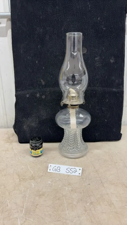 New Austria Oil Lamp and Vintage Skrip #255 Ink Bottle