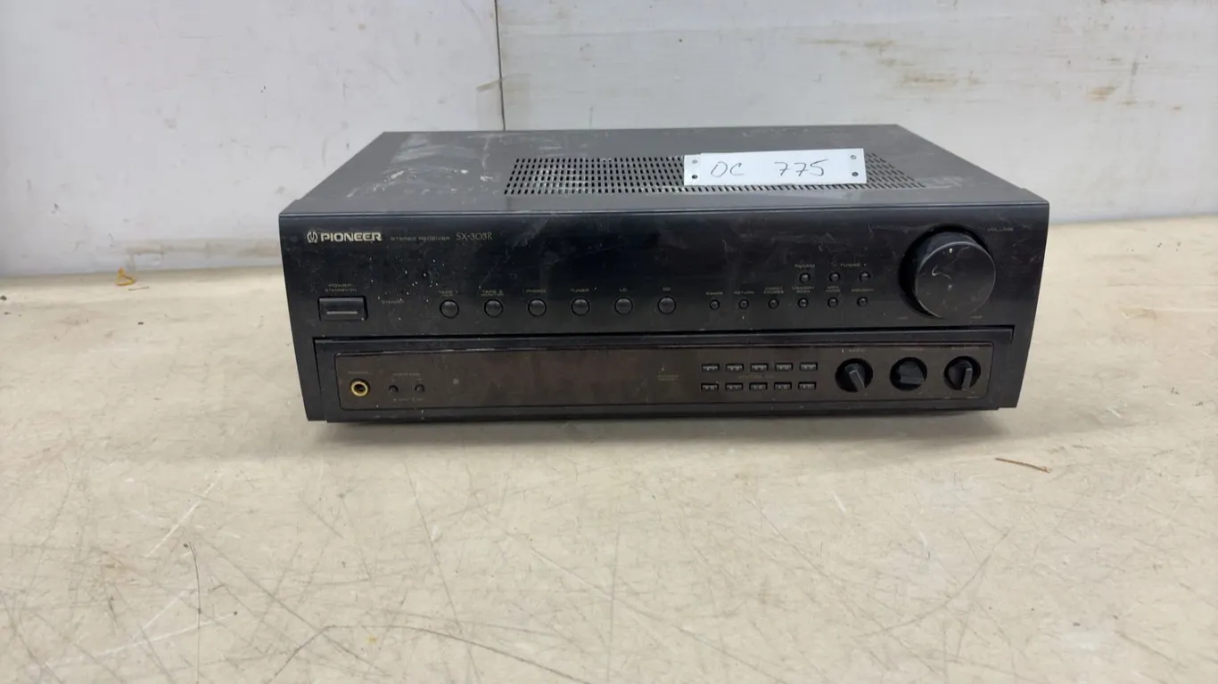 Pioneer SX-303R Stereo Receiver, AC 120V 60Hz 320VA, No Power Cord