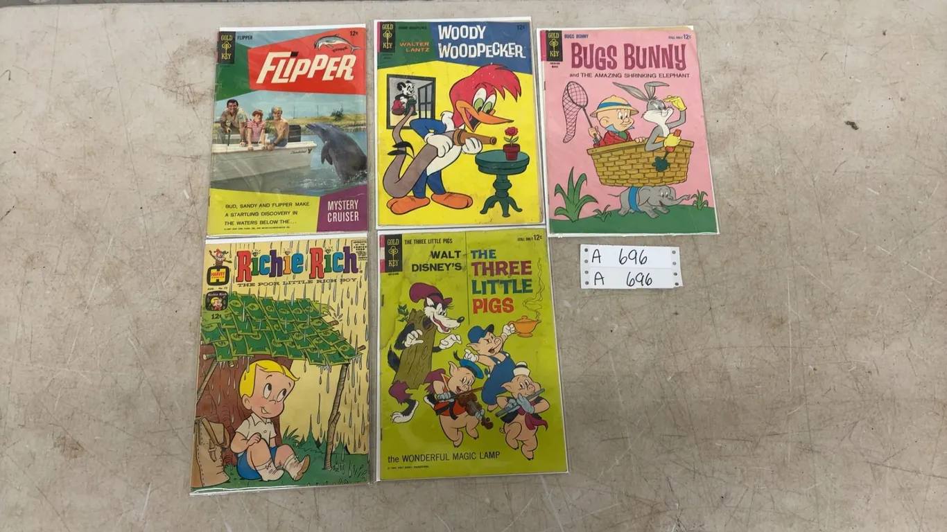 5 Comics - 12¢