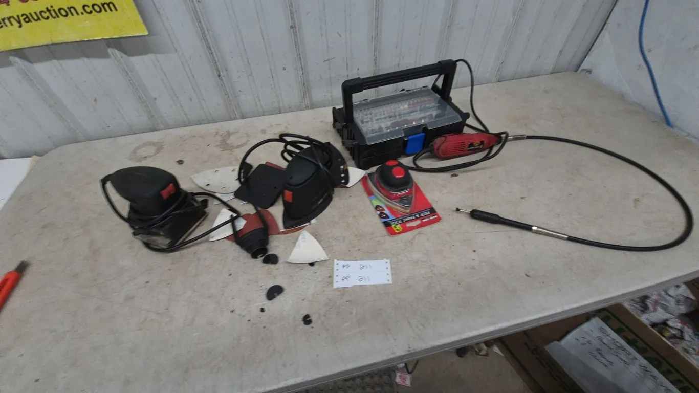 Power Tools: Chicago Electric Power Tools Rotary Tool and Accessories, Detail Sander