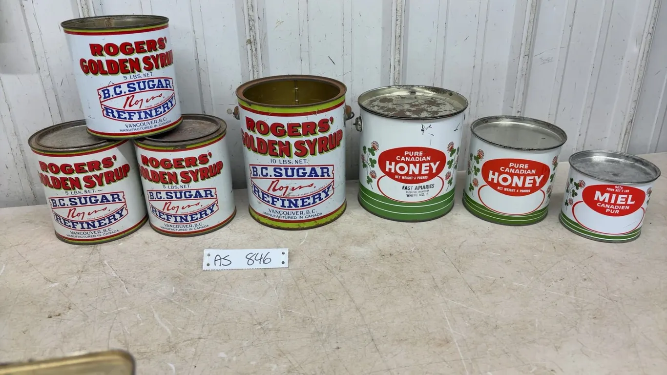 Rogers Golden Syrup and Pure Canadian Honey