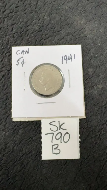 1941 Canada 5¢ Coin
