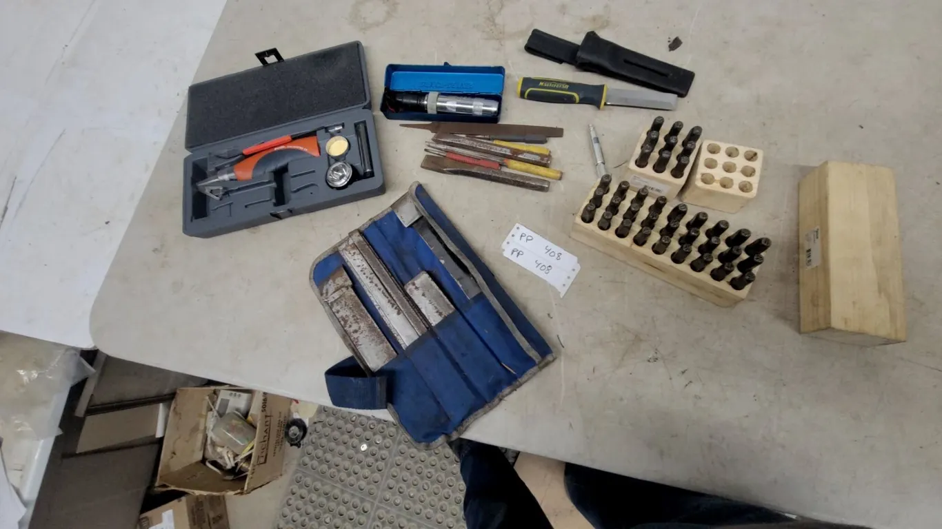 Tritan 6mm Letter and Number Stamp Sets, Chisel Set, auto body pry tools