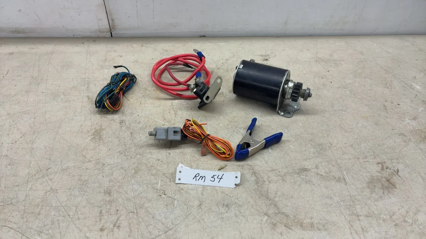Briggs and Stratton 12-Volt Starter Motor, Solenoid, Safety Switch, Wiring Leads