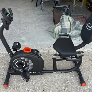 CHAOKE Recumbent Bike with Digital Display, Adjustable Seat and Backrest, and Pedals