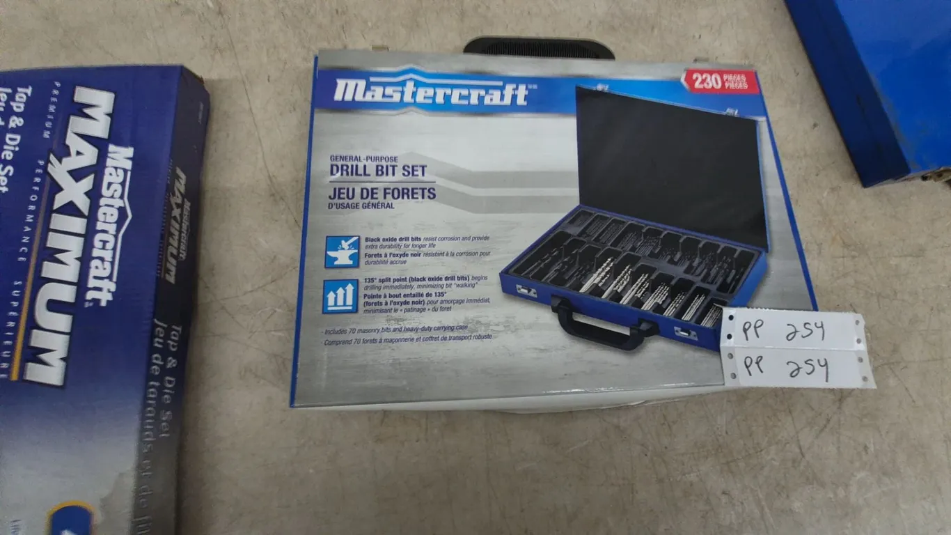 Mastercraft 230-Piece General Purpose Drill Bit Set