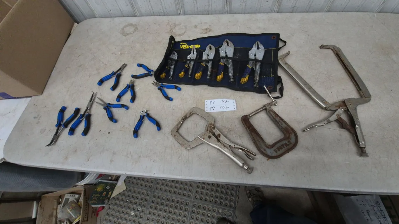 Irwin Vise-Grip Pliers Set, Handle Pliers, 2 Vise-Grip Clamps, and C-Clamp