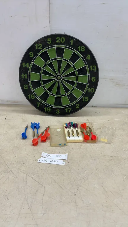 Cambridge Sport Double-Sided Dartboard with Assorted Darts