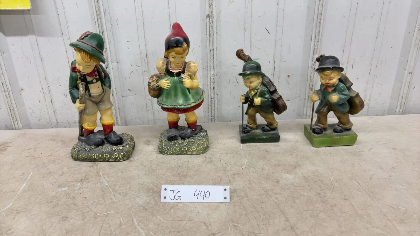 4 Genuine Devon Ware Figures- Tallest 10”