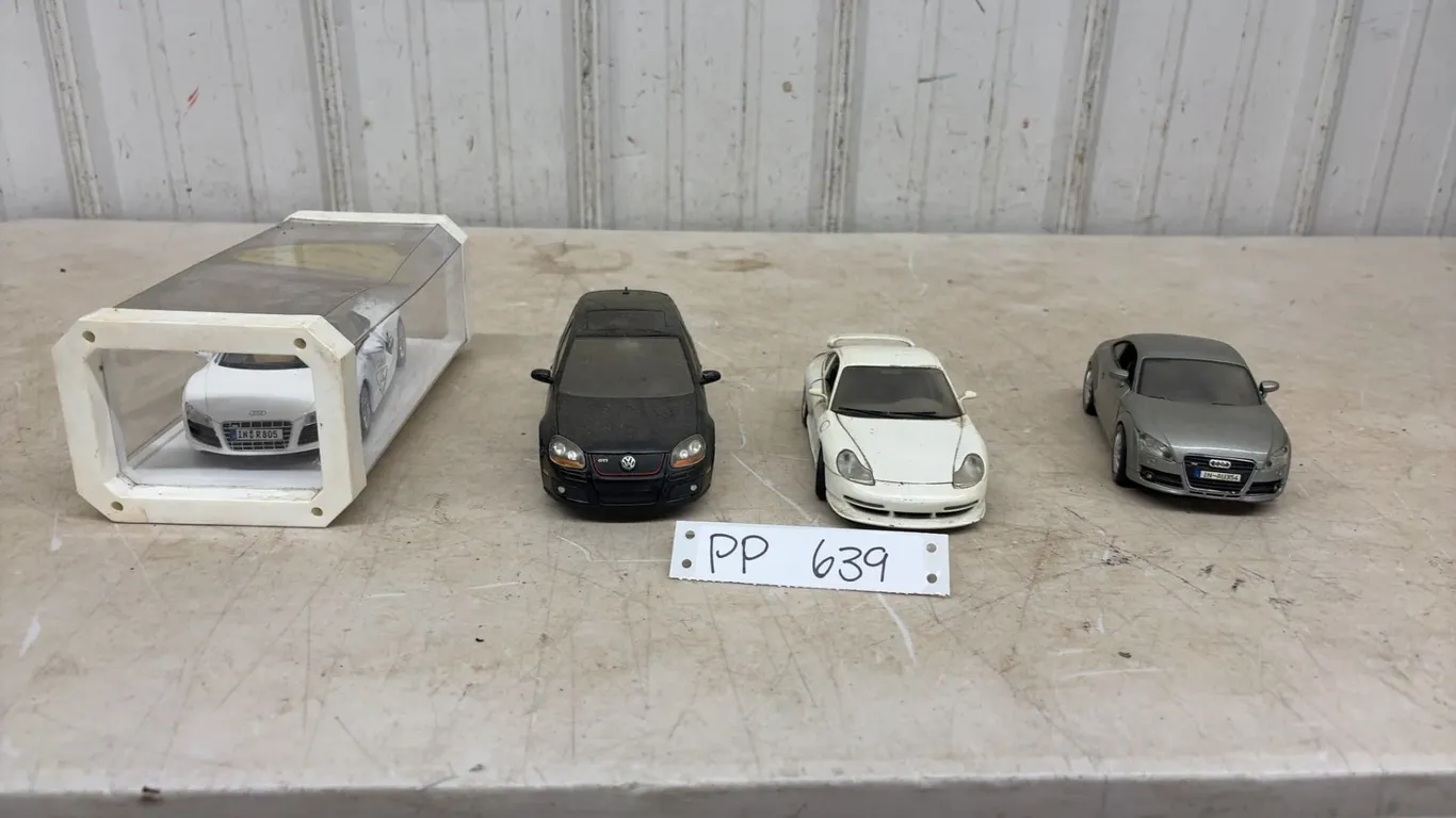 4 Diecast Cars, Urago, Motor Max, and Jada, 1/24 Scale