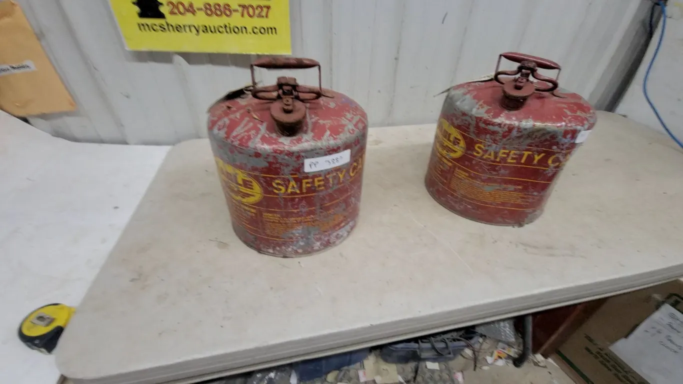 Two Eagle Safety Cans