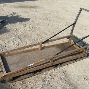 Wooden Sled with Tow Bar