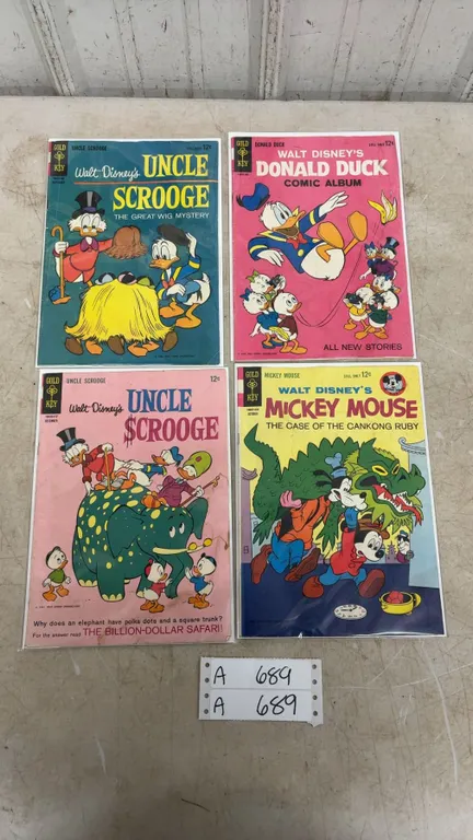 4 Walt Disney Comics- 12¢