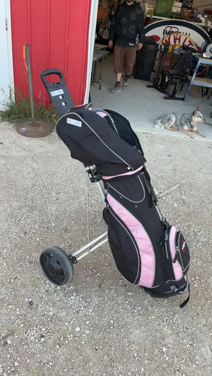 Alien Golf Women's Golf Club Set with Bag and Push Cart